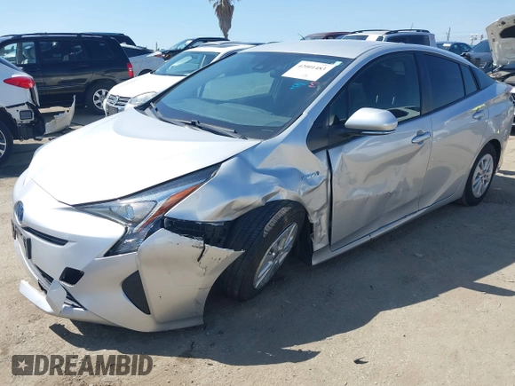 2018 Toyota Prius Two with VIN JTDKBRFU6J3068322, listed as a IAAI auction lot 42001483 with 57,597 mi miles. Bid and sale history available at carsss.com. Image 17.