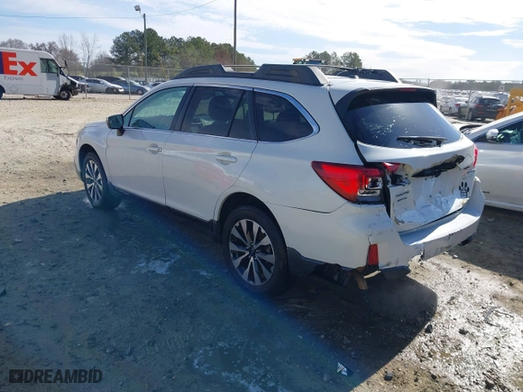 2015 Subaru Outback 2.5i Limited with VIN 4S4BSALC5F3258161, listed as a IAAI auction lot 41752985 with 127,644 mi miles. Bid and sale history available at carsss.com. Image 3.