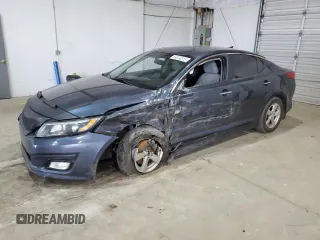 2015 Kia Optima LX z VIN KNAGM4A74F5542460, wystawiony jako Copart lot #56074515 z przebiegiem 148 606 mil mil oraz Szkoda całkowita • Salvage title. Historia ofert i sprzedaży dostępna na DreamBid. Obrazek 1.