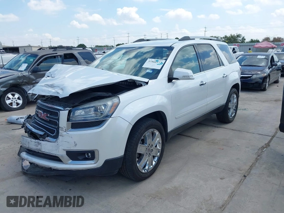 2017 GMC Acadia Limited z VIN 1GKKRSKD9HJ133277, wystawiony jako IAAI lot #37560373 z przebiegiem 94 282 mil mil oraz . Historia ofert i sprzedaży dostępna na DreamBid. Obrazek 2.