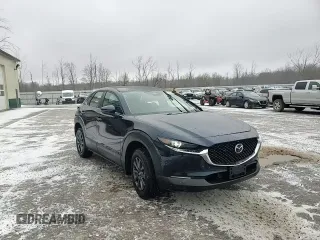 2024 Mazda CX-30 S with VIN 3MVDMBAM1RM694015, listed as a Copart auction lot 46675695 with 4,909 mi miles and Salvage Title. Bid and sale history available at DreamBid. Image 14.