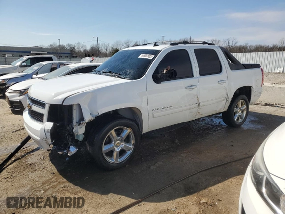 2011 Chevrolet Avalanche LT with VIN 3GNTKFE3XBG368334, listed as a Copart auction lot 46836805 with 127,269 mi miles and Salvage title. Bid and sale history available at DreamBid. Image 1.