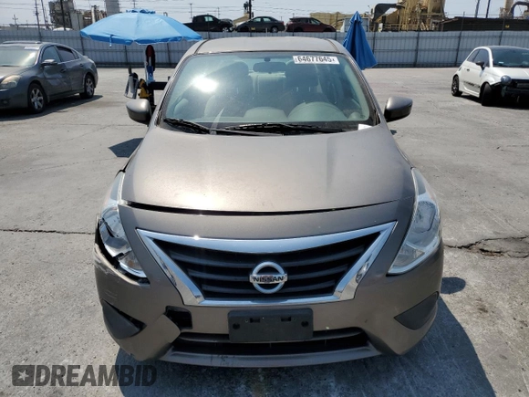 2016 Nissan Versa S with VIN 3N1CN7AP0GL803412, listed as a Copart auction lot 64677645 with 96,788 mi miles and Salvage title. Bid and sale history available at DreamBid. Image 5.