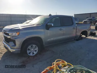 2025 Chevrolet Silverado 1500 LT with VIN 1GCPACED8SZ113623, listed as a Copart auction lot 49173355 with 7,155 mi miles and Salvage Title. Bid and sale history available at carsss.com. Image 1.
