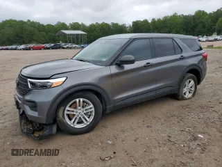 2023 Ford Explorer with VIN 1FMSK8BB1PGA34672, listed as a Copart auction lot 58034595 with 17,529 mi miles and Salvage title. Bid and sale history available at DreamBid. Image 1.