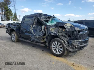 2020 Chevrolet Silverado 1500 Custom with VIN 3GCPWBEK4LG137008, listed as a Copart auction lot 87050564 with 169,386 mi miles and Salvage Title. Bid and sale history available at carsss.com. Image 4.