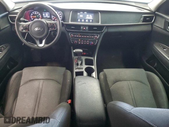 2018 Kia Optima LX with VIN 5XXGT4L33JG265983, listed as a Copart auction lot 53722745 with 82,233 mi miles and Salvage title. Bid and sale history available at DreamBid. Image 8.