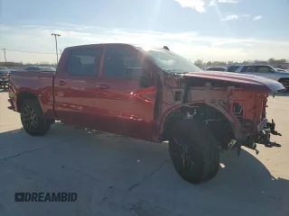 2024 Chevrolet Silverado 1500 RST with VIN 3GCUDEED7RG461736, listed as a Copart auction lot 87898835 with 20 mi miles and Salvage Title. Bid and sale history available at carsss.com. Image 4.
