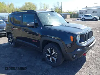 2019 Jeep Renegade Trailhawk with VIN ZACNJBC14KPK49317, listed as a IAAI auction lot 42128159 with 76,998 mi miles and . Bid and sale history available at DreamBid. Image 1.