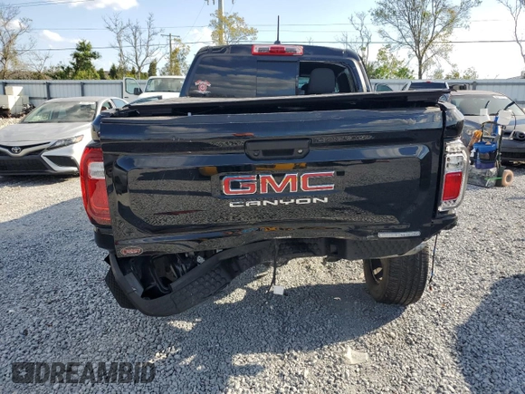 2024 GMC Canyon 2WD Elevation with VIN 1GTP5BEK2R1185696, listed as a Copart auction lot 44703725 with 7,798 mi miles and Salvage Title. Bid and sale history available at carsss.com. Image 6.
