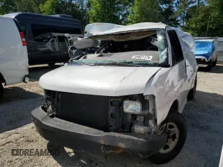 2005 Chevrolet Express Cargo z VIN 1GCFG15X351197863, wystawiony jako Copart lot #54821175 z przebiegiem Nie podano mil oraz Szkoda całkowita • Salvage title. Historia ofert i sprzedaży dostępna na DreamBid. Obrazek 1.