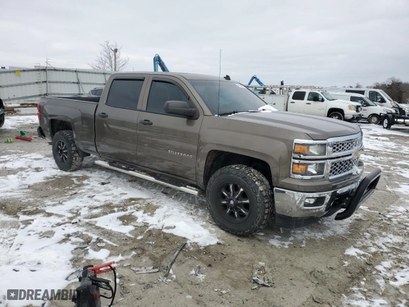 2014 Chevrolet Silverado 1500 LT with VIN 3GCUKRECXEG539604, listed as a Copart auction lot 45855255 with 193,714 mi miles and Salvage Title. Bid and sale history available at carsss.com. Image 4.