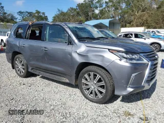 2017 Lexus LX with VIN JTJHY7AX6H4241921, listed as a Copart auction lot 74175464 with 118,079 mi miles and Salvage Title. Bid and sale history available at carsss.com. Image 4.