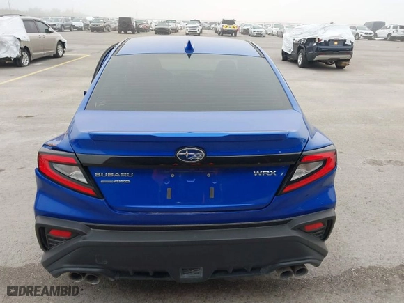 2022 Subaru WRX Premium with VIN JF1VBAF61N9007775, listed as a IAAI auction lot 40700849 with 33,123 mi miles. Bid and sale history available at carsss.com. Image 17.