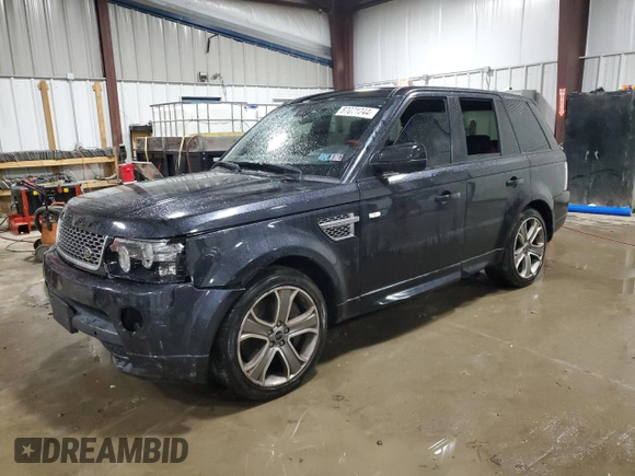 2012 Land Rover Range Rover Sport SC Autobiography with VIN SALSP2E41CA726663, listed as a Copart auction lot 87071244 with 76,848 mi miles and Salvage title. Bid and sale history available at DreamBid. Image 1.