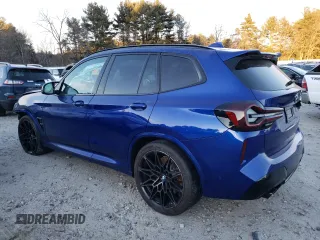 2024 BMW X3 M with VIN 5YM13EC0XR9W08046, listed as a Copart auction lot 86981974 with 8,178 mi miles and Salvage Title. Bid and sale history available at carsss.com. Image 2.