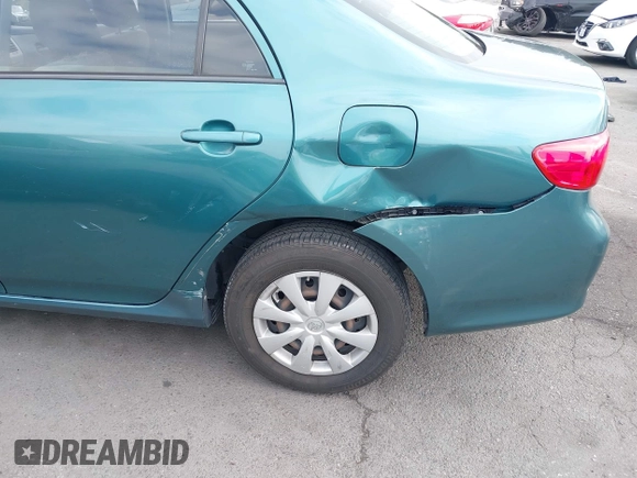 2009 Toyota Corolla with VIN 1NXBU40E49Z122815, listed as a IAAI auction lot 42110854 with 46,219 mi miles. Bid and sale history available at carsss.com. Image 6.