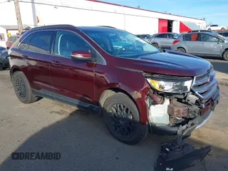 2018 Ford Edge SEL with VIN 2FMPK4J98JBC06837, listed as a IAAI auction lot 41570538 with 117,839 mi miles. Bid and sale history available at carsss.com. Image 1.