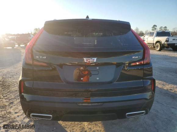 2024 Cadillac XT4 FWD Premium Luxury with VIN 1GYFZCR49RF122982, listed as a Copart auction lot 89202525 with 0 mi miles and Salvage Title. Bid and sale history available at carsss.com. Image 6.