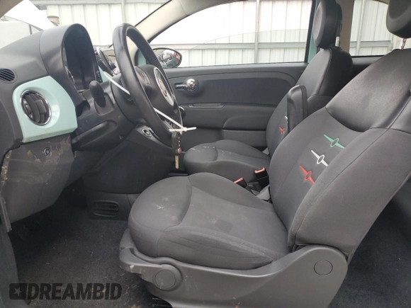 2016 FIAT 500 Pop with VIN 3C3CFFAR0GT169576, listed as a Copart auction lot 85710074 with 81,805 mi miles and Salvage Title. Bid and sale history available at carsss.com. Image 7.