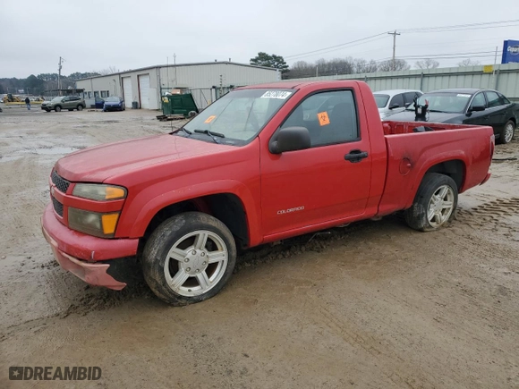2005 Chevrolet Colorado Z85 with VIN 1GCCS148758170796, listed as a Copart auction lot 85278074 with 141,687 mi miles and Clean Title. Bid and sale history available at carsss.com. Image 1.