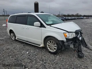 2019 Dodge Grand Caravan SXT with VIN 2C4RDGCG2KR501669, listed as a Copart auction lot 48195525 with 105,308 mi miles and Salvage Title. Bid and sale history available at carsss.com. Image 4.