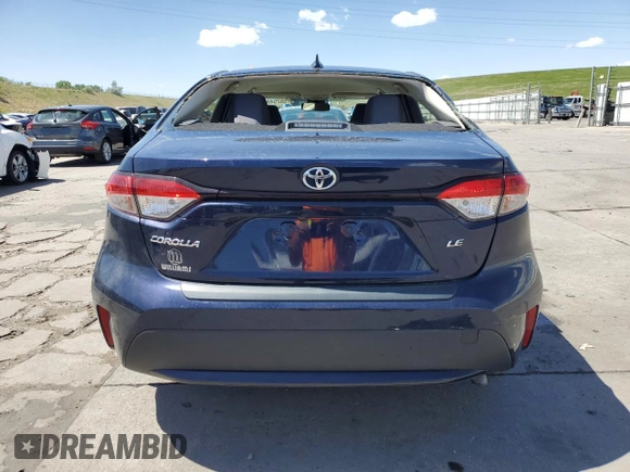 2021 Toyota Corolla LE with VIN JTDVPMAE9MJ121337, listed as a Copart auction lot 56254894 with 11,976 mi miles and Salvage Title. Bid and sale history available at DreamBid. Image 6.