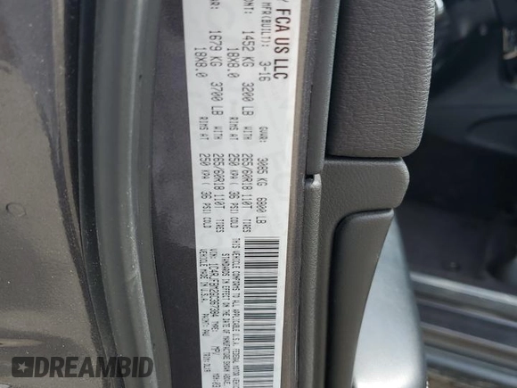 2016 Jeep Grand Cherokee Limited with VIN 1C4RJFBM2GC367384, listed as a Copart auction lot 52161775 with 171,669 mi miles and Salvage title. Bid and sale history available at DreamBid. Image 12.
