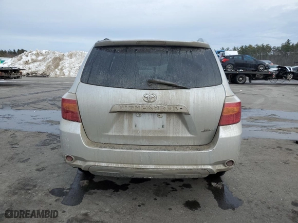 2010 Toyota Highlander Limited with VIN JTEDK3EH8A2166036, listed as a Copart auction lot 46463185 with 142,756 mi miles and Salvage Title. Bid and sale history available at carsss.com. Image 6.