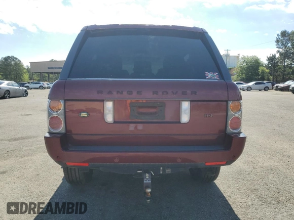 2004 Land Rover Range Rover HSE with VIN SALME114X4A166075, listed as a Copart auction lot 55575605 with 139,073 mi miles and Clean title. Bid and sale history available at DreamBid. Image 6.