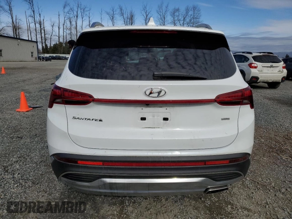 2022 Hyundai Santa Fe XRT with VIN 5NMS6DAJ7NH418018, listed as a Copart auction lot 47317835 with 18,938 mi miles and Salvage Title. Bid and sale history available at carsss.com. Image 6.