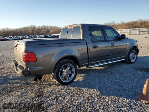 2002 Ford F-150 Harley Davidson with VIN 1FTRW07372KD29243, listed as a Copart auction lot 42972905 with 164,392 mi miles and Salvage Title. Bid and sale history available at carsss.com. Image 3.