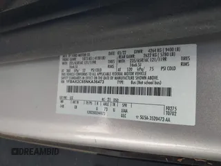 2022 Ford Transit Passenger XL with VIN 1FBAX2C85NKA36473, listed as a IAAI auction lot 40583736 with Not provided miles and . Bid and sale history available at DreamBid. Image 9.