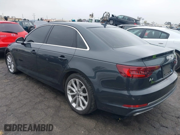 2019 Audi A4 Premium z VIN WAUGMAF44KA060327, wystawiony jako IAAI lot #41757099 z przebiegiem 52 110 mil mil oraz . Historia ofert i sprzedaży dostępna na DreamBid. Obrazek 3.