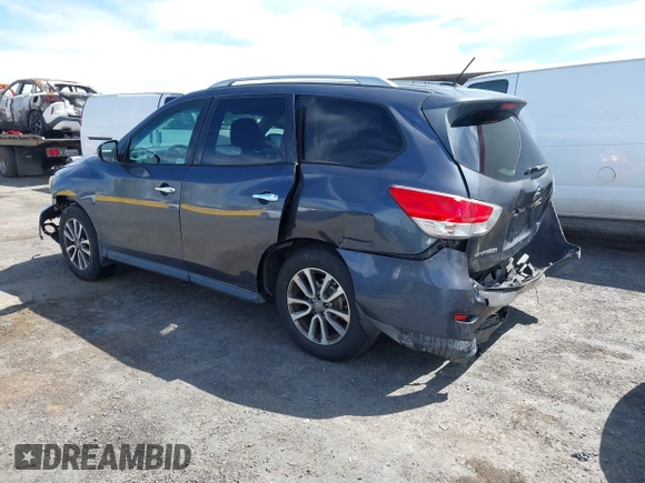 2013 Nissan Pathfinder SL with VIN 5N1AR2MNXDC647145, listed as a IAAI auction lot 41998137 with 138,071 mi miles and . Bid and sale history available at DreamBid. Image 3.