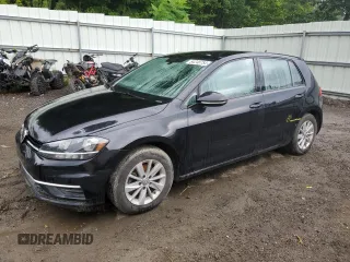 2019 Volkswagen Golf S with VIN 3VWG57AU8KM014204, listed as a Copart auction lot 64248754 with 64,732 mi miles and Non Repairable. Bid and sale history available at carsss.com. Image 1.
