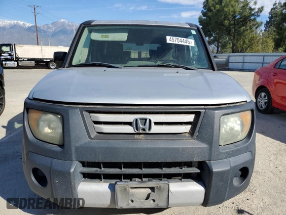 2007 Honda Element LX with VIN 5J6YH18307L010451, listed as a Copart auction lot 45704445 with 223,444 mi miles and Clean Title. Bid and sale history available at DreamBid. Image 5.