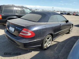 2005 Mercedes-Benz CLK 500 with VIN WDBTK75G65T040674, listed as a Copart auction lot 76109314 with Not Provided miles and Salvage Title. Bid and sale history available at DreamBid. Image 3.