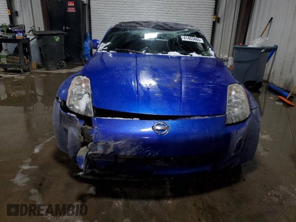 2005 Nissan 350Z Touring with VIN JN1AZ34D15M601512, listed as a Copart auction lot 41463465 with 75,105 mi miles and Salvage Title. Bid and sale history available at carsss.com. Image 5.