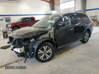 2019 Nissan Pathfinder SL with VIN 5N1DR2MM3KC611394, listed as a Copart auction lot 51016065 with 48,181 mi miles and Salvage title. Bid and sale history available at DreamBid. Image 1.