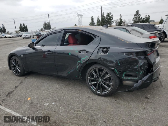 2023 Lexus IS 350 F Sport with VIN JTHGZ1B21P5069896, listed as a Copart auction lot 50947125 with 13,980 mi miles and Salvage title. Bid and sale history available at DreamBid. Image 2.
