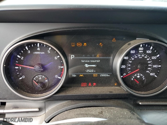 2023 Kia Carnival LX with VIN KNDNB4H31P6235052, listed as a Copart auction lot 65364314 with 29,959 mi miles and Salvage Title. Bid and sale history available at carsss.com. Image 9.