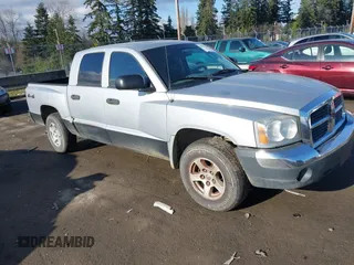 2005 Dodge Dakota SLT with VIN 1D7HW48N35S365671, listed as a IAAI auction lot 41406846 with 134,384 mi miles. Bid and sale history available at carsss.com. Image 1.