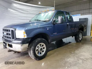 2005 Ford F-350 XL with VIN 1FTWX31P55EC91379, listed as a Copart auction lot 47813565 with 142,729 mi miles and Salvage title. Bid and sale history available at DreamBid. Image 1.