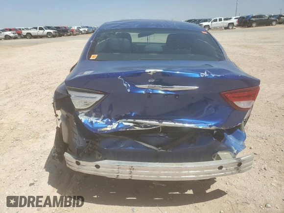 2015 Chrysler 200 Limited with VIN 1C3CCCAB6FN691587, listed as a Copart auction lot 51657205 with 0 mi miles and Clean Title. Bid and sale history available at carsss.com. Image 6.