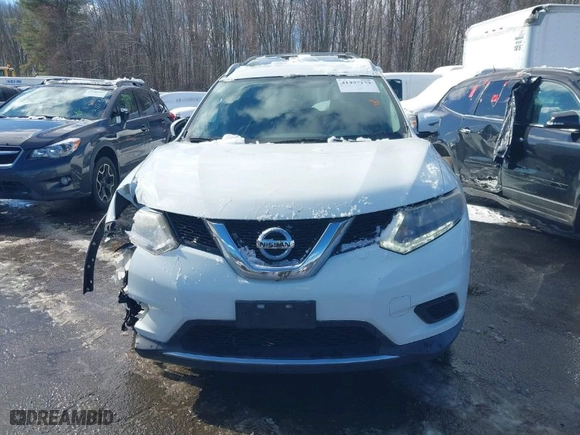 2016 Nissan Rogue SV with VIN KNMAT2MV2GP616894, listed as a IAAI auction lot 41497279 with 140,951 mi miles. Bid and sale history available at carsss.com. Image 12.