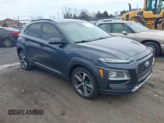 2020 Hyundai Kona Ultimate with VIN KM8K5CA56LU518063, listed as a IAAI auction lot 41911813 with 69,087 mi miles. Bid and sale history available at carsss.com. Image 1.