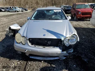 2003 Mercedes-Benz CLK-Class 5.0L with VIN WDBTJ75J73F027068, listed as a Copart auction lot 49972835 with 0 mi miles and Salvage Title. Bid and sale history available at carsss.com. Image 5.