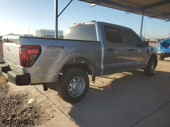2024 Ford F-150 XL with VIN 1FTFW1L51RKD07071, listed as a Copart auction lot 76510574 with 965 mi miles and Salvage Title. Bid and sale history available at carsss.com. Image 3.
