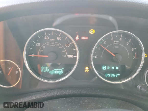 2018 Jeep Wrangler Unlimited Sport with VIN 1C4BJWDG8JL809519, listed as a Copart auction lot 50835455 with 89,962 mi miles and Salvage title. Bid and sale history available at DreamBid. Image 9.